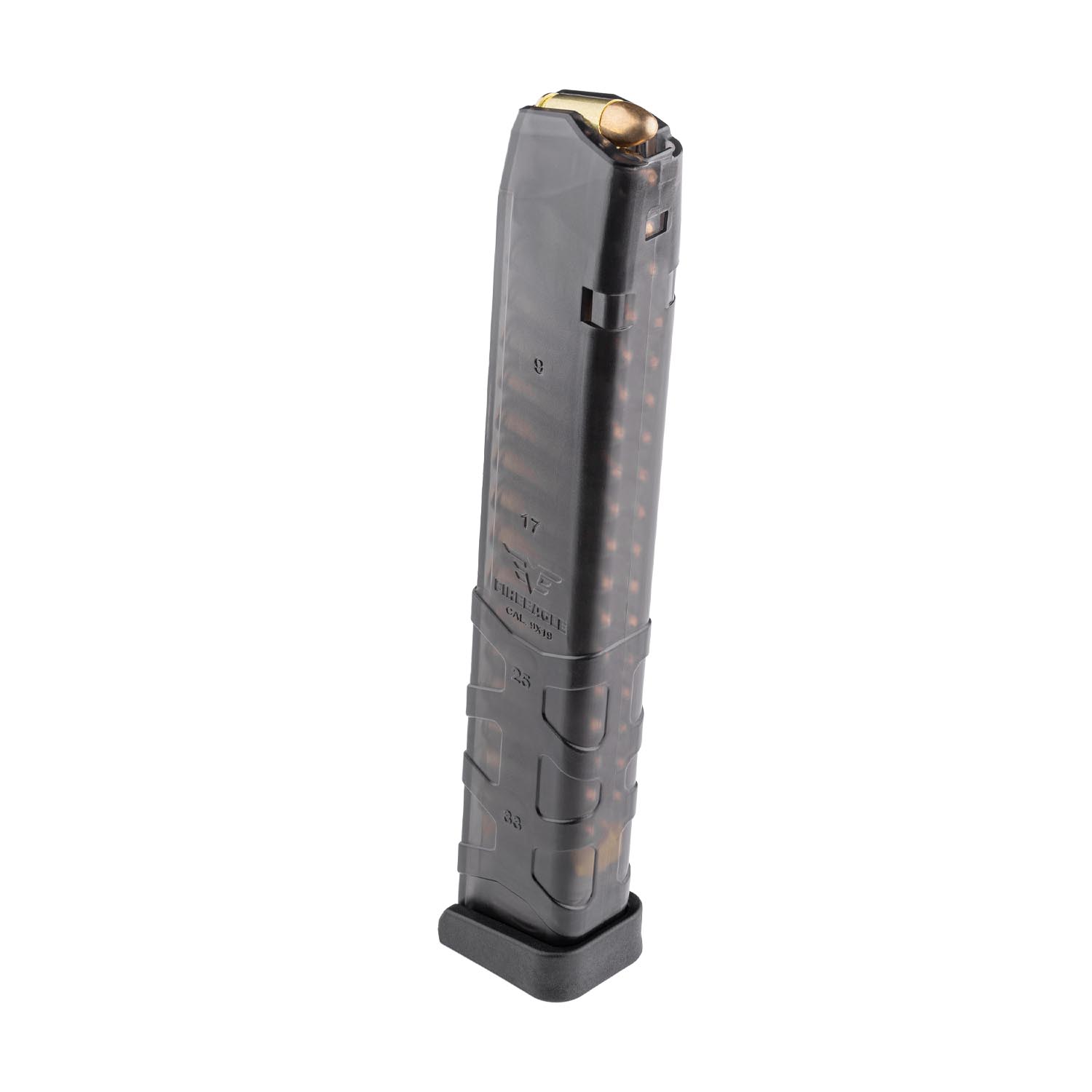 Carregador Preto Translúcido 9x19 mm